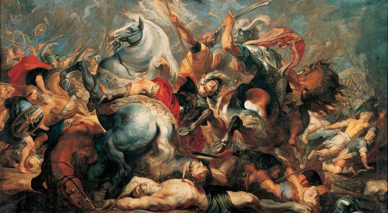 Peter Paul Rubens Der Tod des Decius Mus in der Schlacht oil painting picture